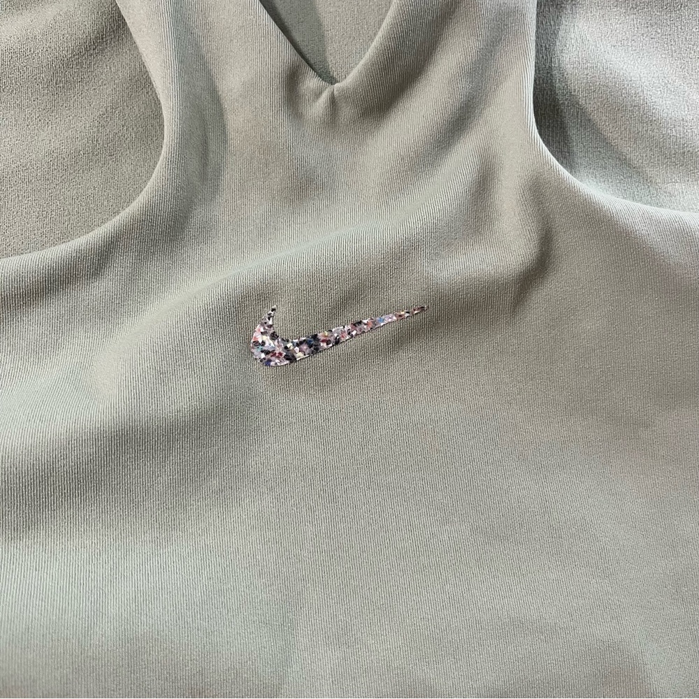 Nike Women's Dri-FIT Luxe Cropped Yoga Tank, Size XXL - Picture 3 of 10